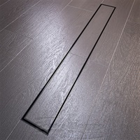 Inox Style Tile Линеен сифон за плочки с фланец 485/80/80мм