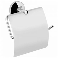 Aqua Terra wc хартия държач с капак инокс / toilet roll holder with cover inox